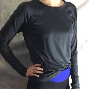 Grey workout long sleeve
